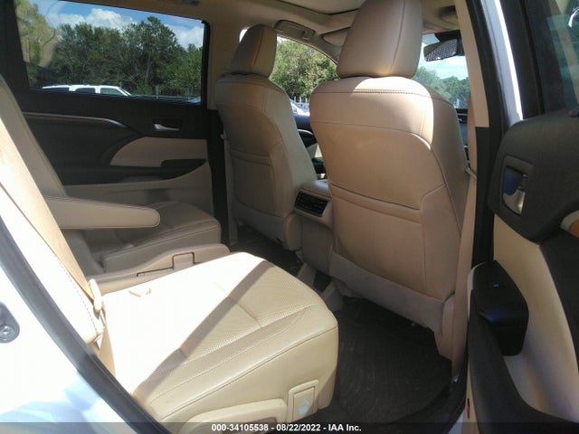 Toyota Highlander Limited Platinum 2017 5TDDZRFH2HS358556 Image 8