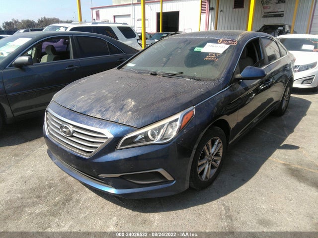 Hyundai Sonata 2.4l 2017 5NPE24AF8HH580543 Image 2