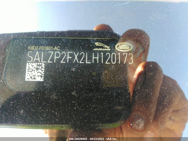 2020 Land Rover Range Rover Evoque, VIN: SALZP2FX2LH120173