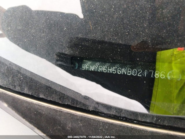 2022 Honda Pilot, VIN: 5FNYF6H56NB021786