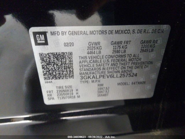 3GKALPEV6LL257524 GMC Terrain Slt