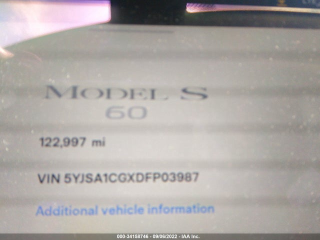 Tesla MODEL S 2013 5YJSA1CGXDFP03987 Image 8