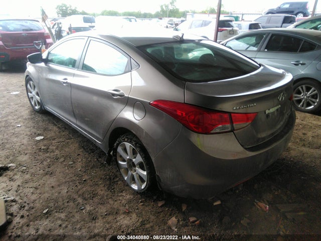 2013 HYUNDAI ELANTRA LIMITED PZEV VIN: 5NPDH4AE9DH253936