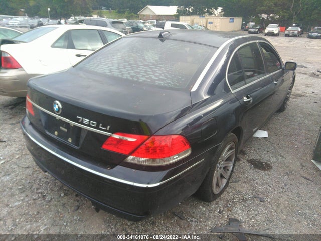 2006 BMW 7 SERIES 750LI VIN: WBAHN83556DT61507