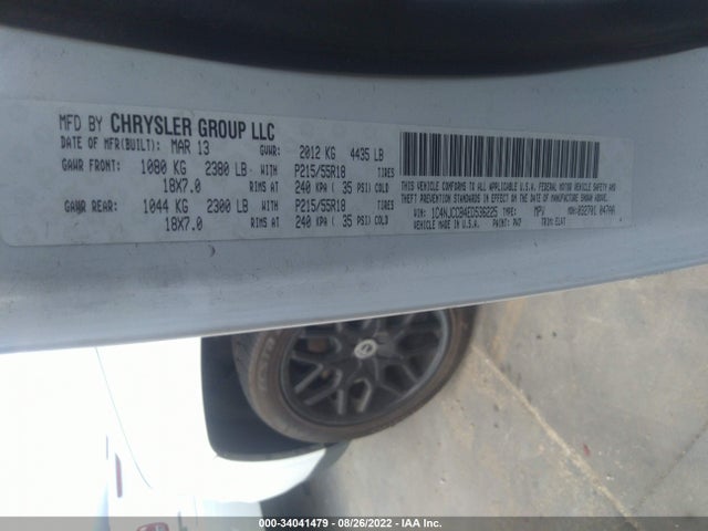 2014 JEEP COMPASS LIMITED VIN: 1C4NJCCB4ED536225