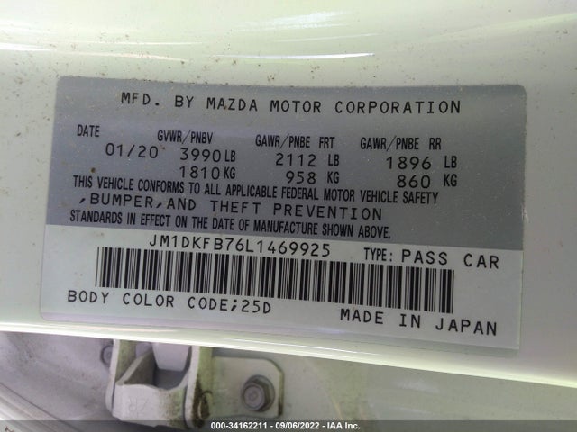 2020 Mazda CX-3, VIN: JM1DKFB76L1469925