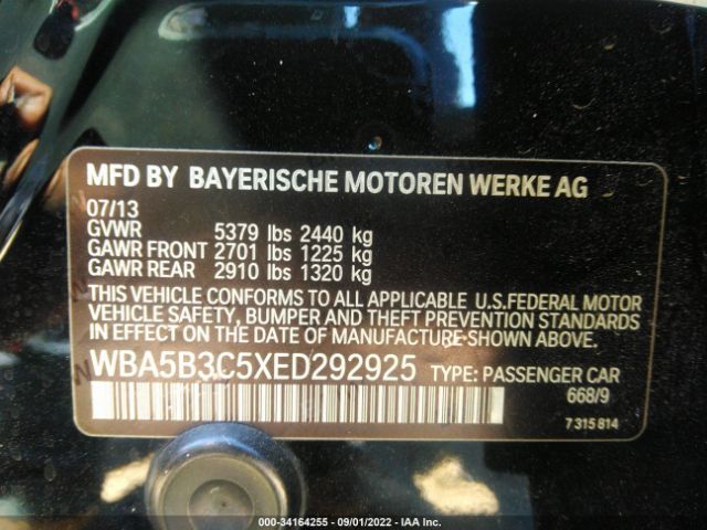 WBA5B3C5XED292925 BMW 5 Series 535i Xdrive