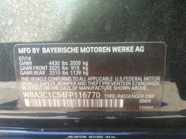 WBA3C1C54FP116770 BMW 3 Series 328i