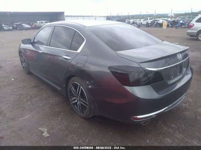 2016 HONDA ACCORD SEDAN SPORT VIN: 1HGCR2F52GA233563