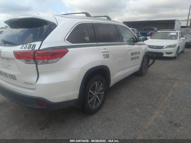 Toyota Highlander Xle 2018 5TDJZRFH3JS542302 Image 4