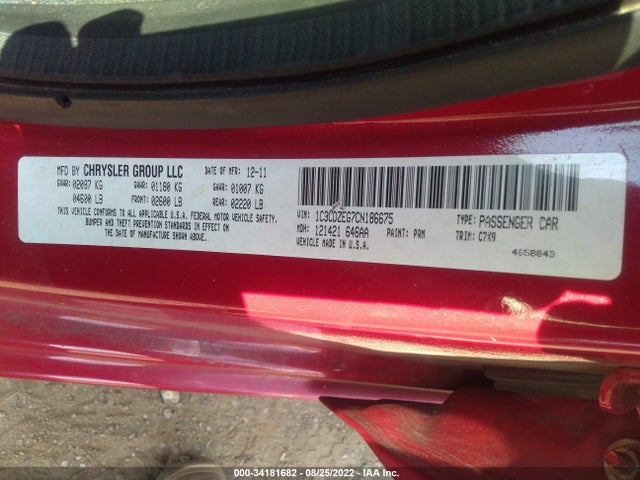 Dodge Avenger Sxt Plus 2012 1C3CDZEG7CN186675 Image 11