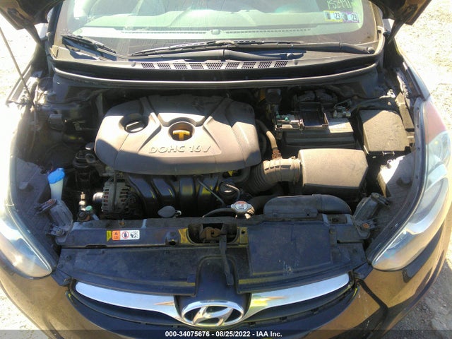 2013 HYUNDAI ELANTRA GLS PZEV VIN: 5NPDH4AE1DH229873