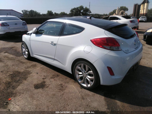 2013 HYUNDAI VELOSTER W/GRAY INT VIN: KMHTC6AD0DU086817