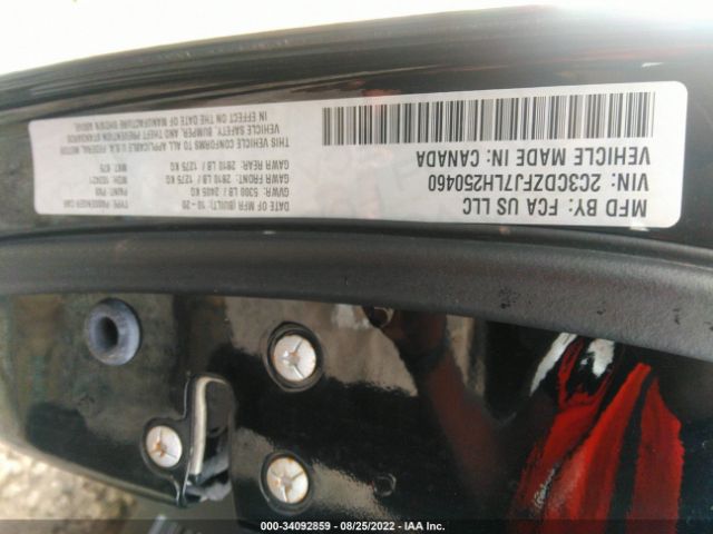 2C3CDZFJ7LH250460 Dodge Challenger R/t Scat Pack