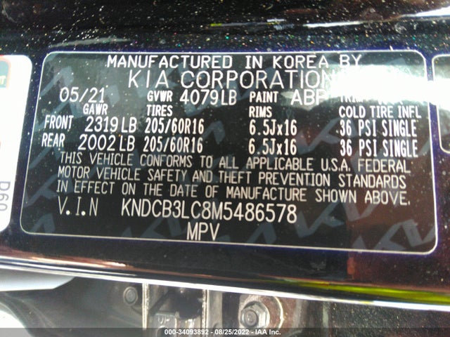 2021 Kia Niro, VIN: KNDCB3LC8M5486578