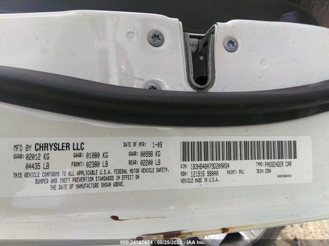 Dodge Caliber Sxt 2009 1B3HB48A79D209034 Image 10