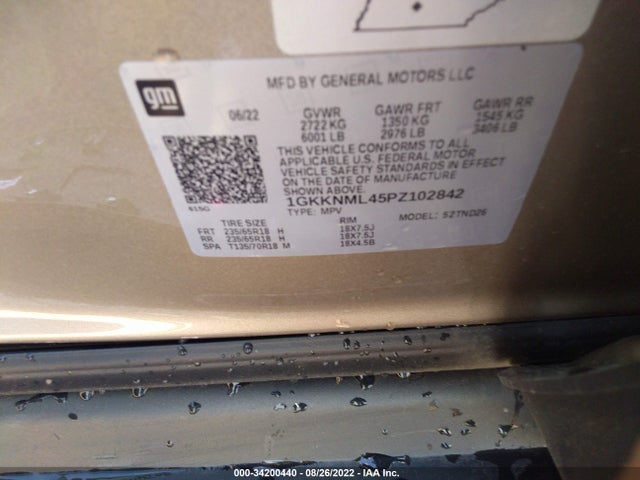 2023 GMC Acadia, VIN: 1GKKNML45PZ102842