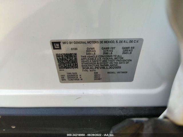 3GKALPEV9LL302505 GMC Terrain Slt