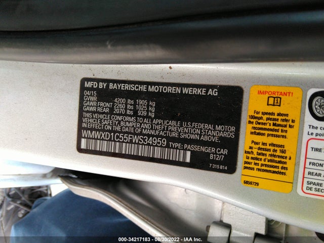 2015 Mini Countryman, VIN: WMWXD1C55FWS34959
