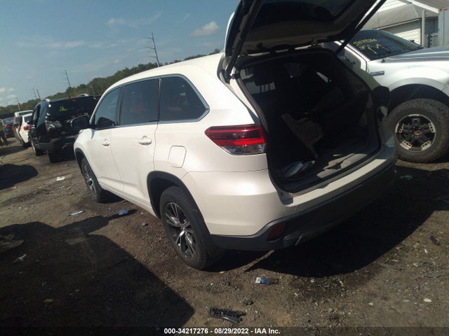 2018 TOYOTA HIGHLANDER LE VIN: 5TDBZRFH0JS849124