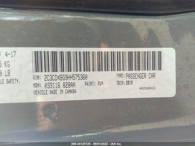 Dodge Charger Se 2017 2C3CDXBG9HH575360 Image 9