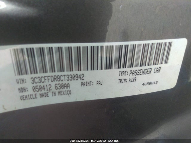3C3CFFDR8CT330942 Fiat 500 POP