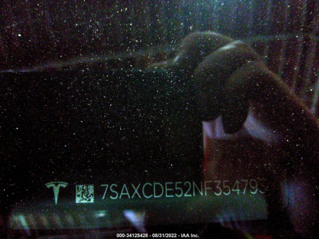 7SAXCDE52NF354793 Tesla MODEL X