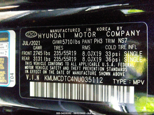 2022 Genesis GV70, VIN: KMUMCDTC4NU035112