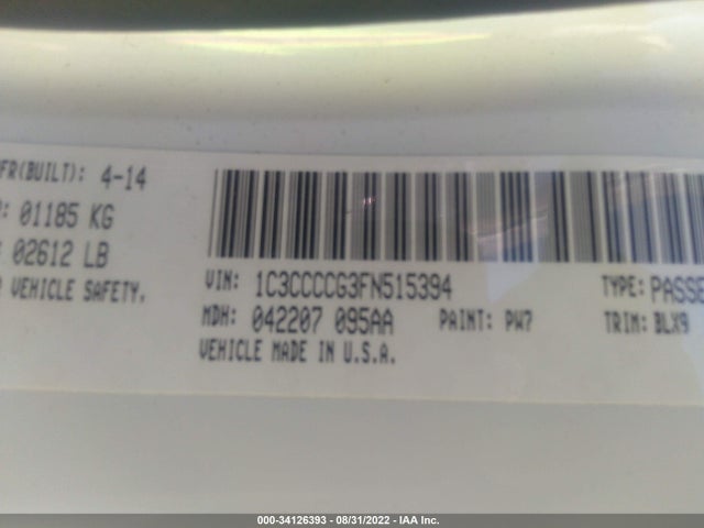 Chrysler 200 2015 1C3CCCCG3FN515394 Image 20