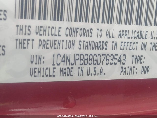 Jeep Patriot Sport 2016 1C4NJPBB8GD763543 Image 11