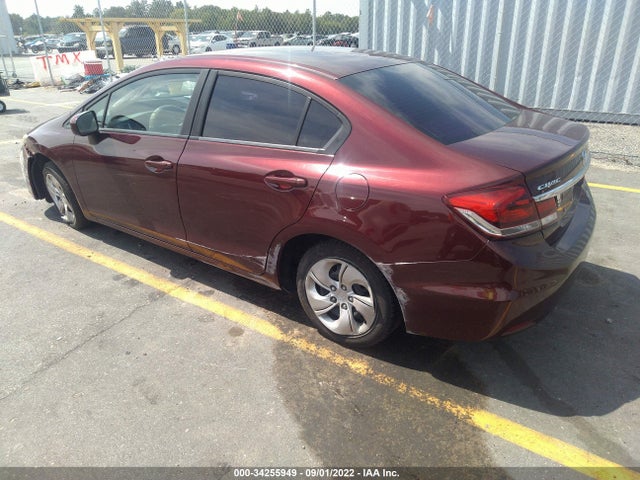 2014 HONDA CIVIC SEDAN LX VIN: 19XFB2F56EE249629