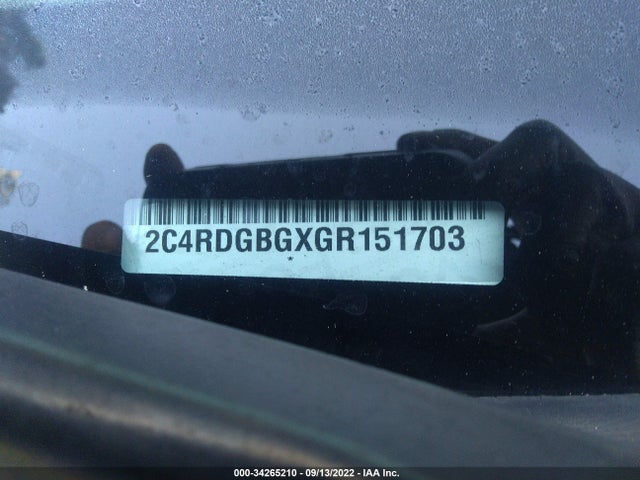 Dodge Grand Caravan Se 2016 2C4RDGBGXGR151703 Image 10