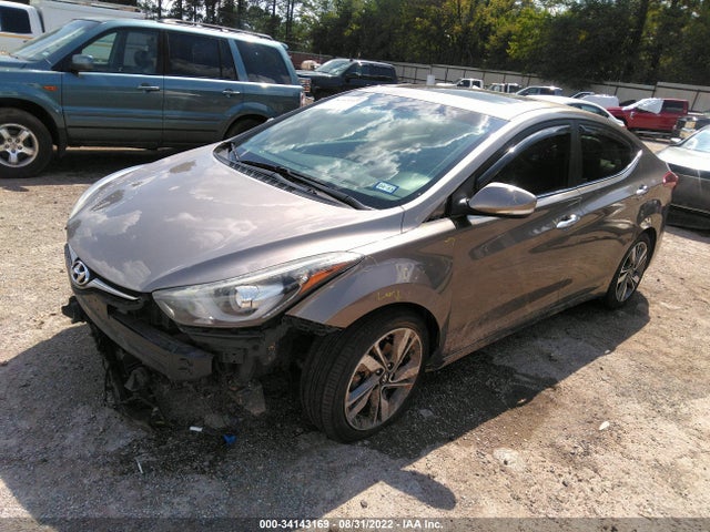 2014 HYUNDAI ELANTRA LIMITED VIN: 5NPDH4AE9EH477645