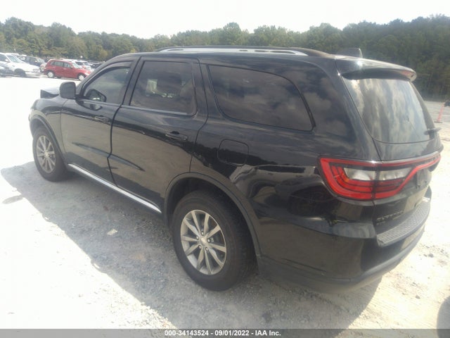 2017 DODGE DURANGO SXT VIN: 1C4RDJAG2HC780994