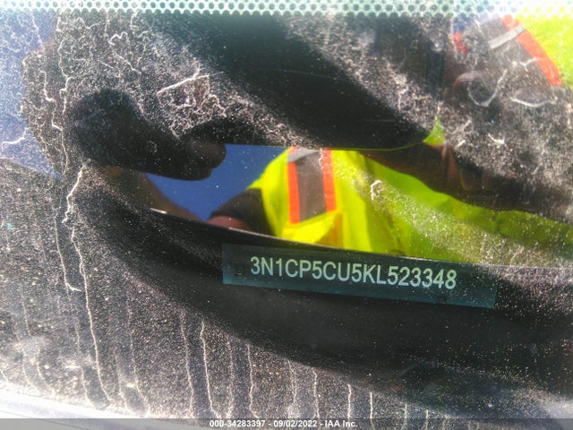2019 NISSAN KICKS SV VIN: 3N1CP5CU5KL523348