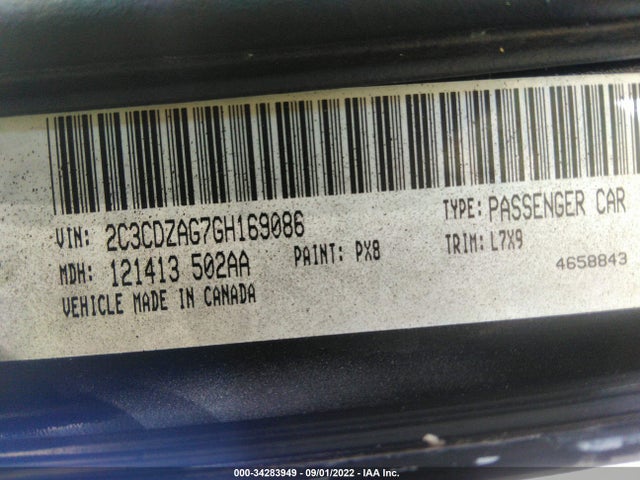 Dodge Challenger Sxt 2016 2C3CDZAG7GH169086 Image 9