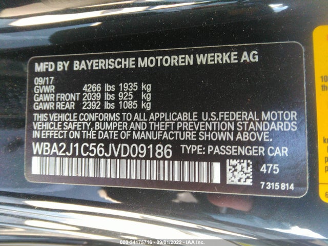 2018 BMW 2 Series, VIN: WBA2J1C56JVD09186