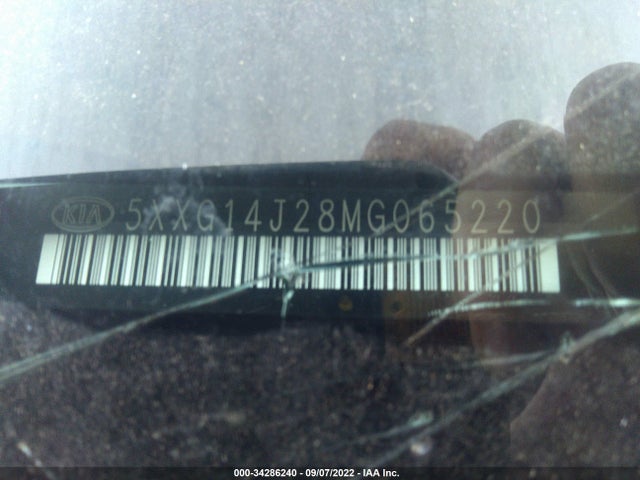 2021 Kia K5, VIN: 5XXG14J28MG065220