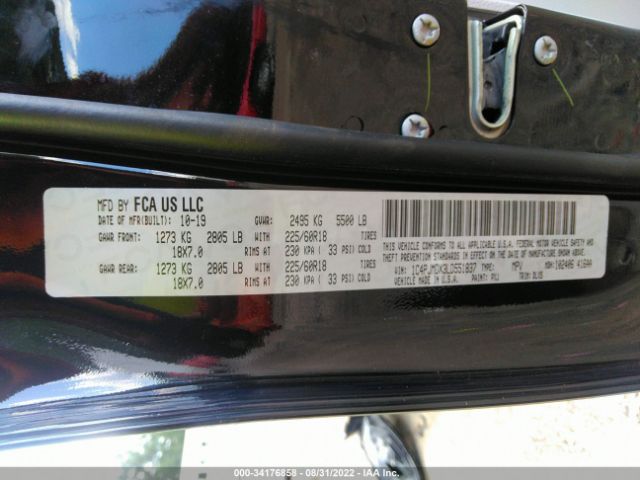 1C4PJMDX3LD551837 Jeep Cherokee Limited