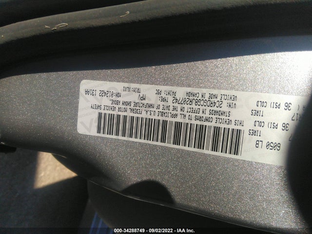 Dodge Grand Caravan Sxt 2018 2C4RDGCG8JR207742 Image 9