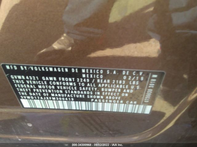 3VWD17AJXFM300419 Volkswagen Jetta 1.8t Se
