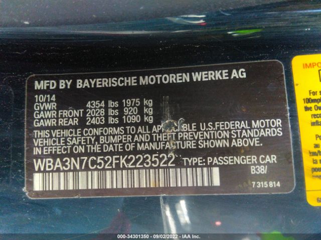 WBA3N7C52FK223522 BMW 4 Series 428i