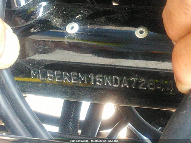 2022 KAWASAKI ER650 M VIN: ML5EREM15NDA72644