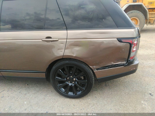 2016 Land Rover Range Rover, VIN: SALGS3EF9GA257467