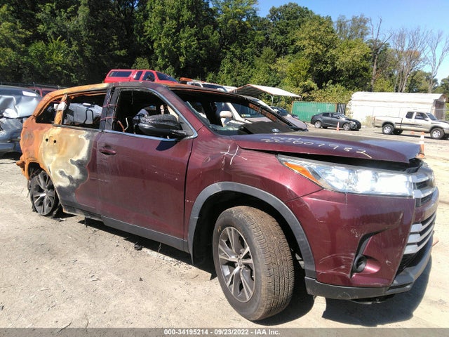 Toyota Highlander Le 2019 5TDBZRFH5KS994287 главное изображение