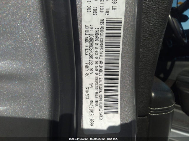 Dodge Durango Sxt 2015 1C4RDHAG5FC201292 Image 10