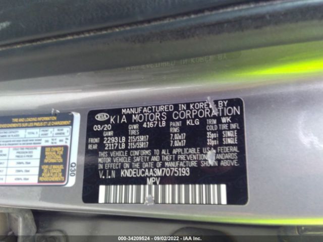 KNDEUCAA3M7075193 KIA SELTOS S