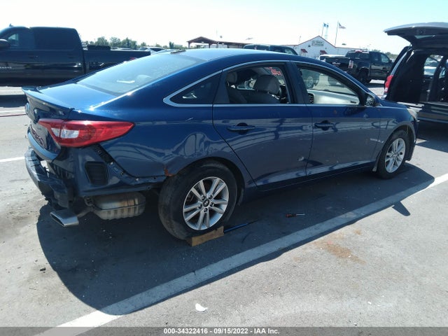2015 HYUNDAI SONATA 2.4L SE VIN: 5NPE24AF8FH203109
