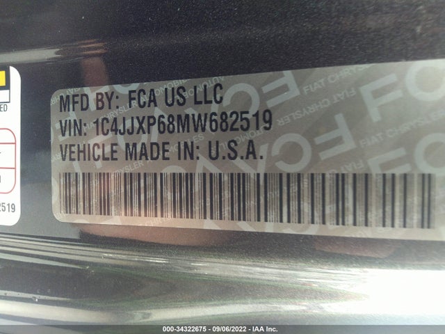 1C4JJXP68MW682519 Jeep Wrangler 4xe Unlimited Sahara
