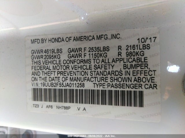 Acura Tlx W/technology Pkg 2018 19UUB2F55JA011258 Image 9